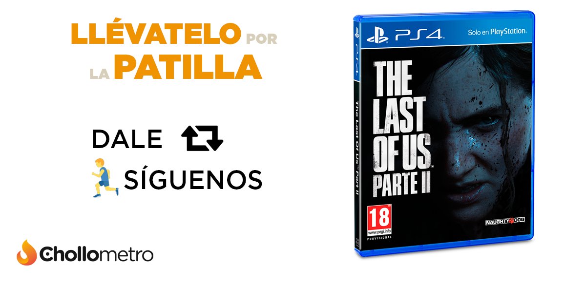 No podía ser de otra manera. Sorteo Express!

🔁 Haz retweet
🏃 Sigue a Chollometro

Y llévate #TheLastofUsPartII  por la patilla!

El Lunes decimos ganador. (Solo para España)