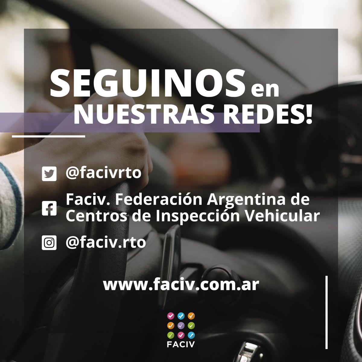 Facivrto's tweet photo. ¡Seguinos en redes! 📲 💻
Y conocé mucho más acerca de la Federación.
#rto #FACIV https://t.co/W9x9kYCAwu