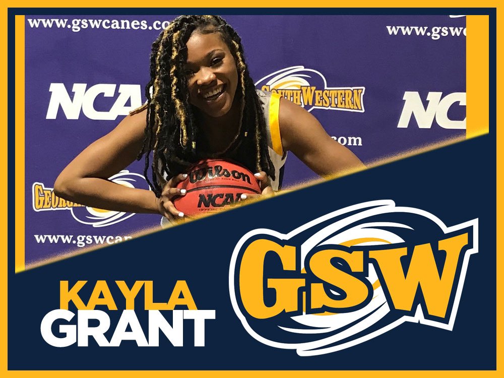 Coming to the Storm Dome Fall 2020! 

Kayla Grant 
@_kaylagrant 
Position: G/F
Classification: Freshman
High School: Wesley Chapel  @WCHSGBB 
From: Dade City, Florida 

Welcome to Americus @_kaylagrant 

#WeTheStorm🌪 #Category5