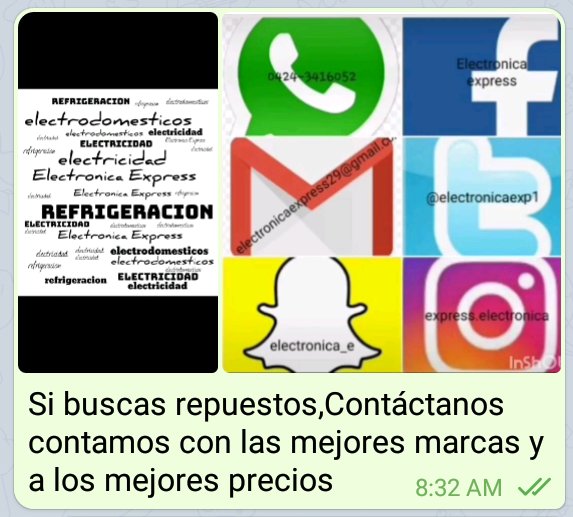 electronicaexp1's tweet image. Contáctanos por whatsapp al 04243416052