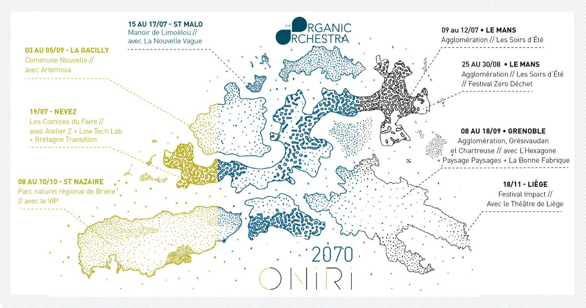🚴‍♀️ ONIRI 2070, la dernière création de la Cie Organic Orchestra en autonomie d'énergie et en itinérance à vélo, sera présentée à partir de cet été!

📽: youtube.com/watch?v=JNtLdB…