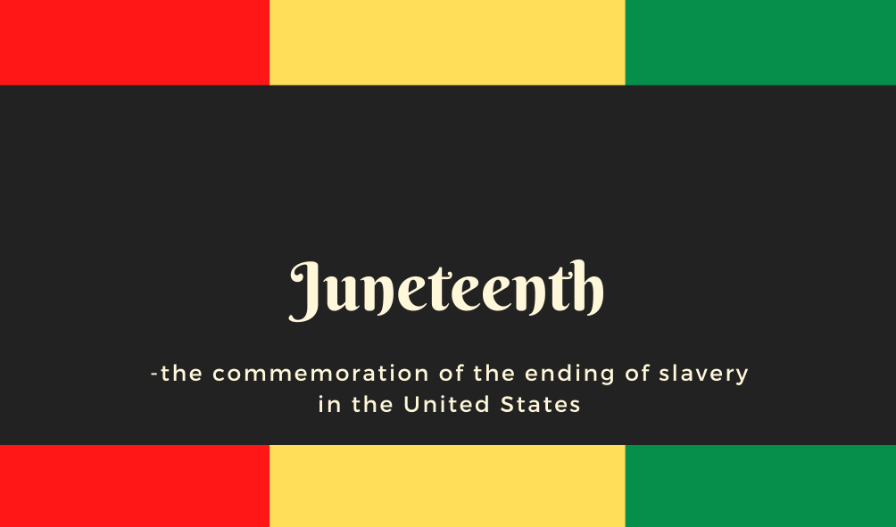 uindyslab's tweet photo. It was not until this day on June 19th, 1865 that all slaves were free. Learn more about this delay and the importance of Juneteenth at https://t.co/UI7G1ynG6N ✊🏽✊🏾✊🏿
#uindy #uindystudentaffairs #uindystuaffairs #blm #blacklivesmatter https://t.co/wyDl9y1Pg8