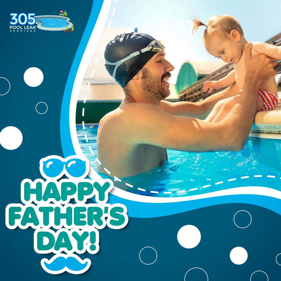 We would like to thank all fathers for looking after us at every opportunity, we sure didn't make it easy. Happy Father's Day!

#305PoolLeakServices #SwimmingPool #FathersDay #HappyFathersDay