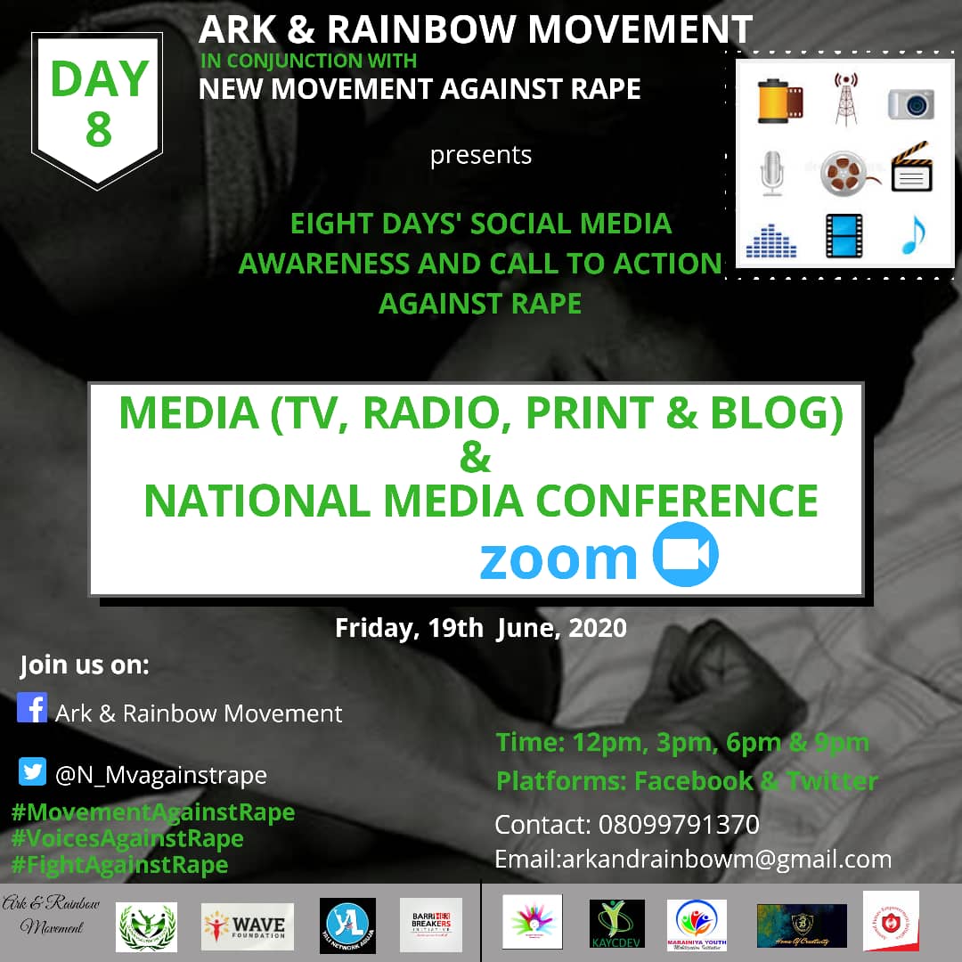 N_Mvagainstrape's tweet photo. 1/10
Majority of sexual violence cases in Nigeria go unreported. Media houses and online media platforms should help more to report rape cases. 

@nighealthwatch
@todayng
@Nig_Newspapers
@NigeriaNewsdesk

#VoicesAgainstRape
#FightAgainstRape
#MovementAgainstRape https://t.co/m9ZrrmegYO