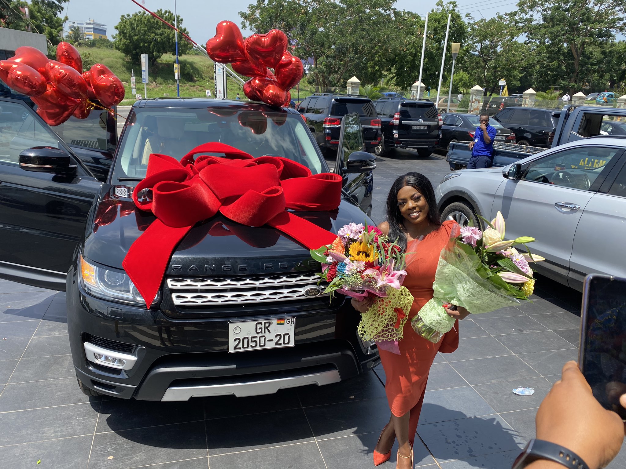 Nana Aba Anamoah gets a brand new Range Rover