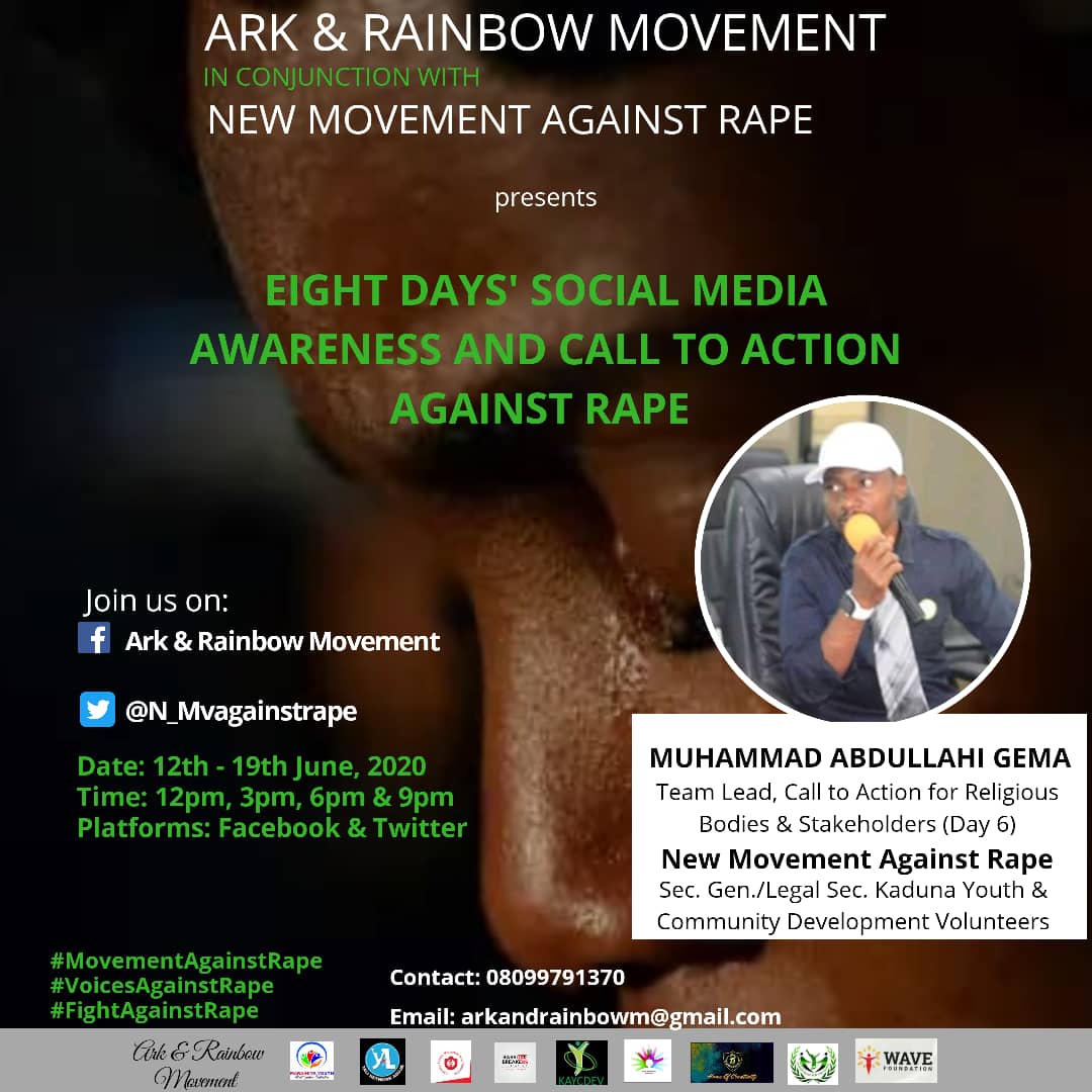 N_Mvagainstrape's tweet photo. 10/10
Rape is a violation &amp; abuse of human rights. The media being the watchdog of the society has the responsibility to see that such act of evil is exposed.

@instablog9ja
@LagosGist1
@latestgist247
@lindaikeji

#VoicesAgainstRape
#FightAgainstRape
#MovementAgainstRape https://t.co/z9DhDQU4sq