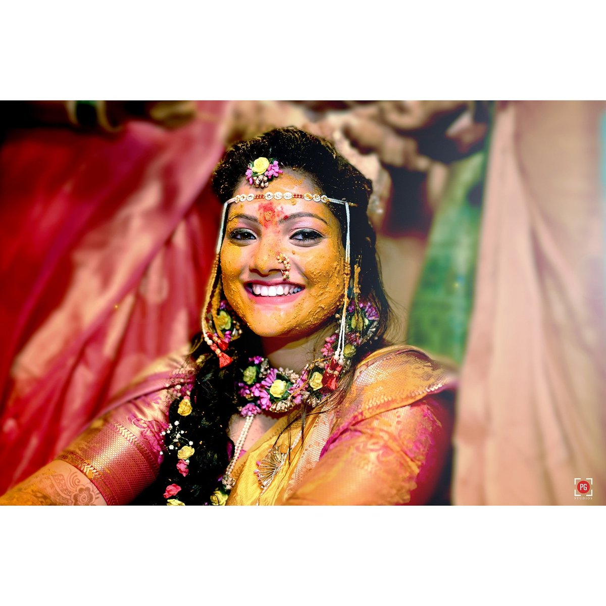 ' A Happy Bride is the Prettiest ... ' .
Photograph - @wedding_pgstudios3 
Shot on - Nikon Z6 .
#wedding #photographers_of_india #weddingbuzz #haldijewellery #haldiceremony #indian #camera #nikonphotography #lockdown2020 #Nikon #nikonphotography #nikonglobal #nikonz6