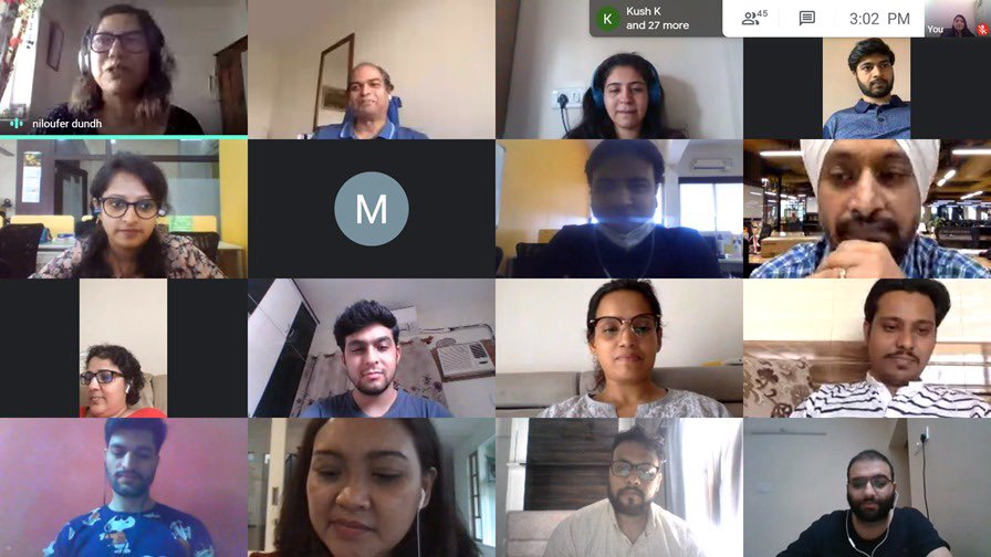 VentesAvenues's tweet photo. #GuruKool @himanshu29 made our Friday fun with his perceptive knowledge and experience. He explained the concept of #ReturnOnEffort Work etiquette’s and values to excel in every field. 
@NilDundh @RahimFauzan @balam20 @Rupinder19 @Saradatheone https://t.co/ijlg0emJgP
