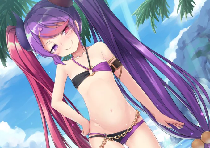 #プリコネR #プリコネ #水着ミサキ 
「ちゃんとアタシをエスコートしてちょうだい?」 