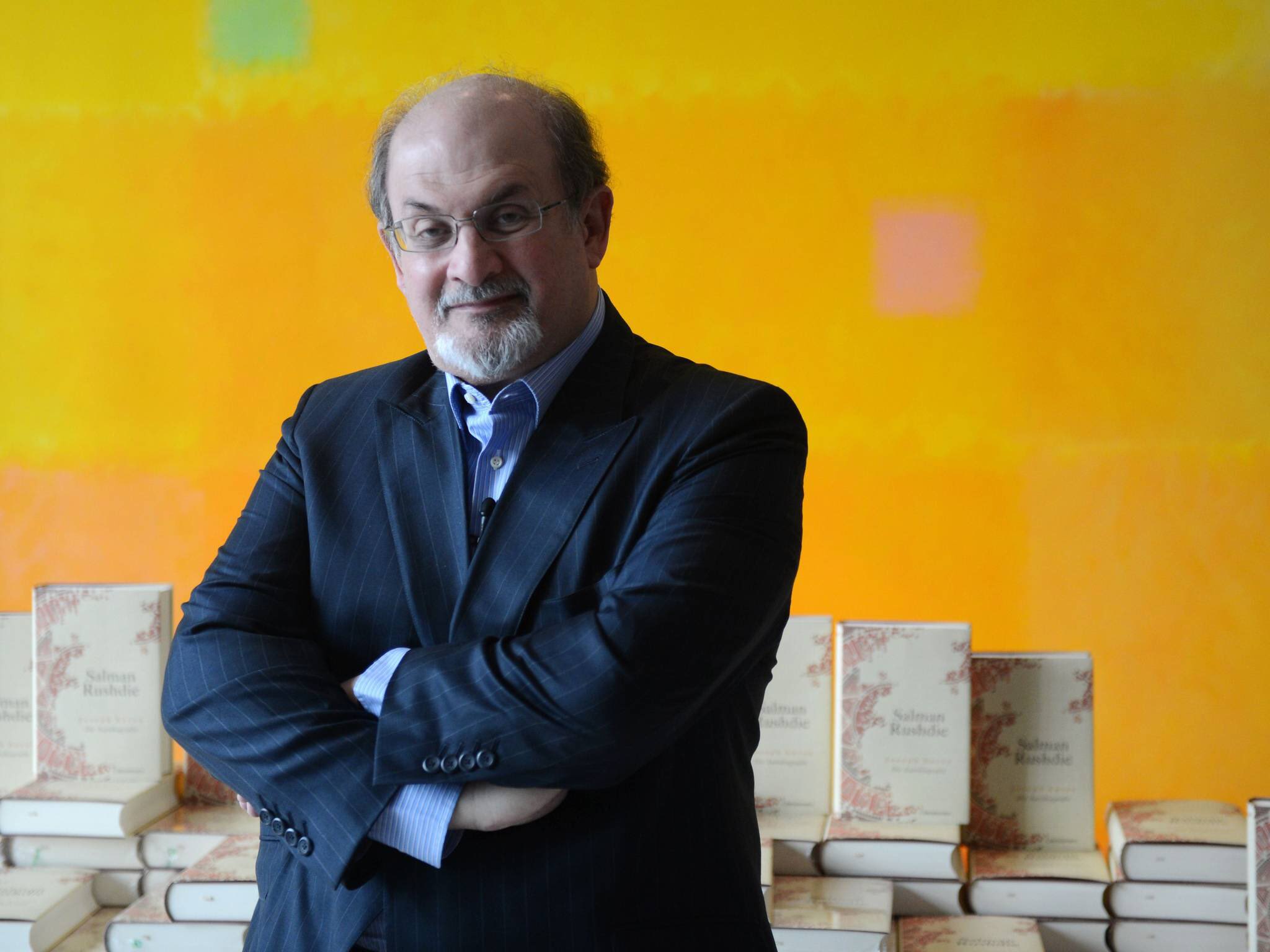 Happy Salman Rushdie        