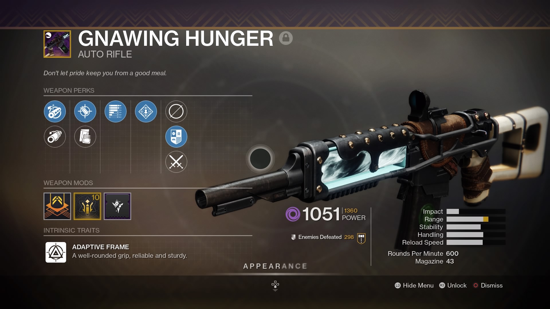 Vixen On Twitter Found My Recluse Replacement For When It Gets Sunsetted This Is A Little Beast Destiny2 Ps4share