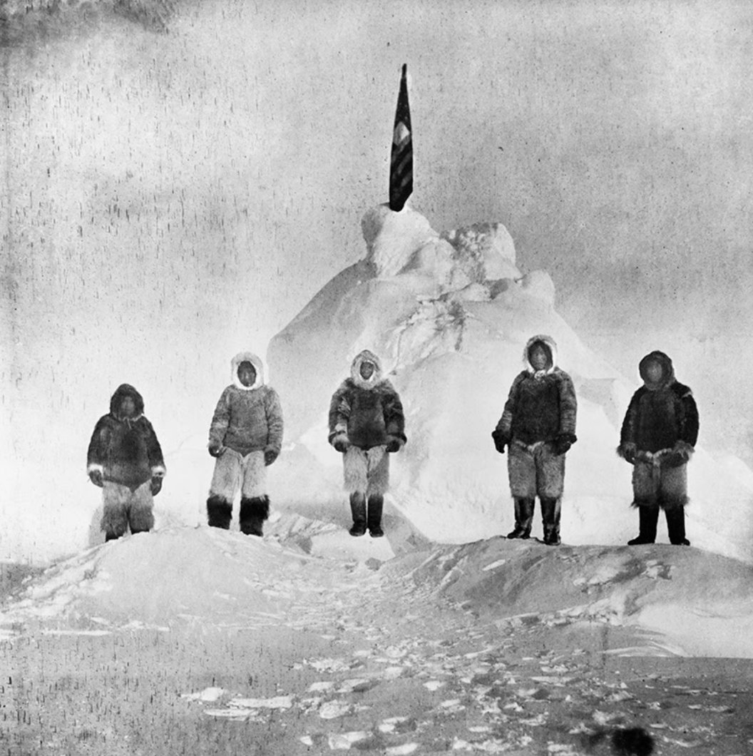 ...which is the only reason they survived the EIGHTH attempt to reach the North Pole. Frozen and exhausted, Peary couldn't walk, sent Henson ahead to scout and so a sharecropper's kid became the first man to plant the American flag at the top of the world.