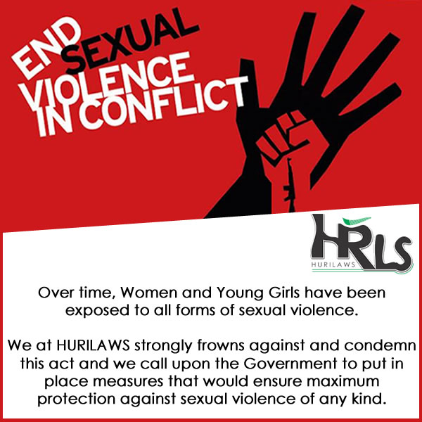[2] Over time, Women and Young Girls have been exposed to all forms of sexual violence. These acts are inhumane. We strongly condemn this act and we call upon the Government to put in place measures that would ensure maximum protection against sexual violence of any kind.