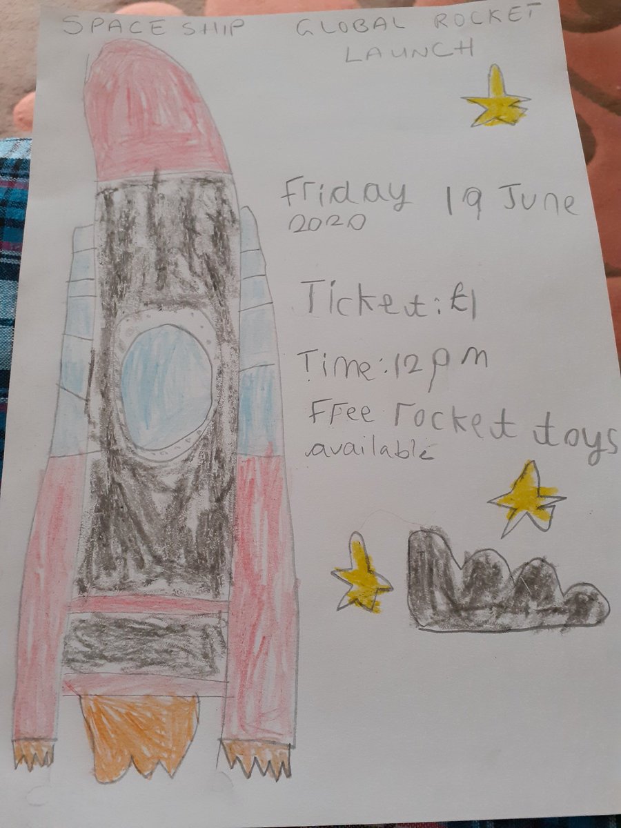 seramilas851's tweet image. @Yenton_Primary #Thelearningproject 
Ousman&apos;s space suit for Tim Peake and a Global rocket launch everyone is invited 😊😊
