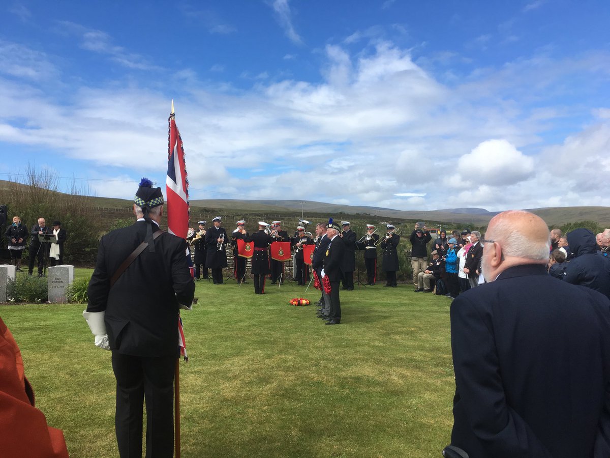 pgkepfidra's tweet photo. This time last year-an honour to represent @CWGC with @Julian_A_Evans at the centenary commemoration of the scuttling of the German fleet #ScapaFlow #Orkney #Lyness https://t.co/vfeE7Db0MV