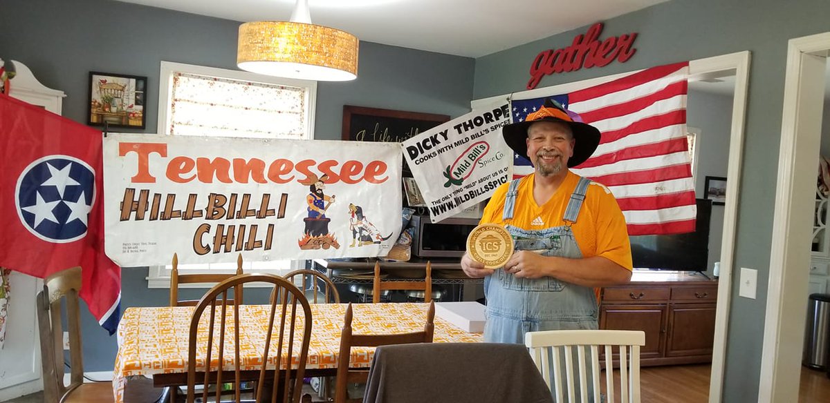 ICSchili's tweet photo. The results are in!! 🌶️ 🎉 

Let’s give a Chilihead cheers to the winners of #ICSFlagDay cook-off:
1st Place – Dicky Thorpe
2nd Place – Michael Freedman
3rd Place – Kimberly Mallory

ICS will release the full list of winners within the next hour in a separate post on Facebook. https://t.co/sqYzCl0Ztm