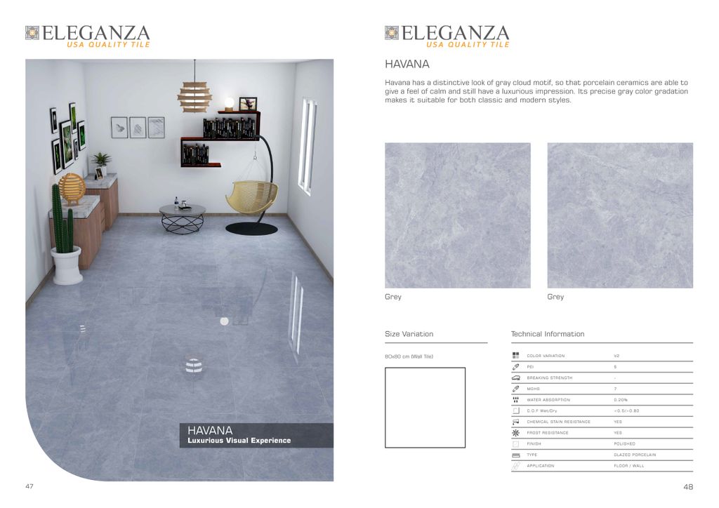 Havana has a distinctive look of gray cloud motif, so that porcelain ceramics are able to give a feel of calm and still have a luxurious impression. 
Product catalog - bit.ly/catalog-elegan…

#architecture  #eleganzatileindonesia #tilehighclub #tile #tiles #tileaddiction