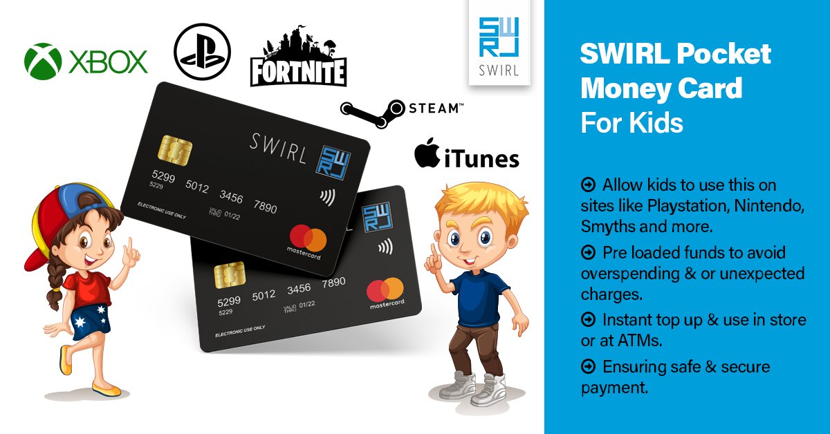 SWIRL_Card's tweet image. Swirl Pocket Money Card For Kids.

Order Now:bit.ly/3dgIgdh

#swirlprepaidmastercard #swirlgiftcard #onlineshopping #secureonlineshopping #onlinepayment #travelcashcard #prepaidmastercard