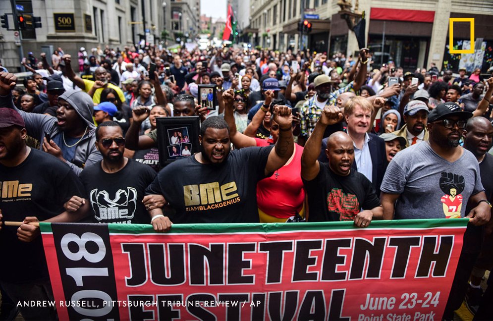 Although it is a day of celebration, many young activists intend to use  #JUNETEENTH2020   as a platform for elevating racial justice issues. 10/10