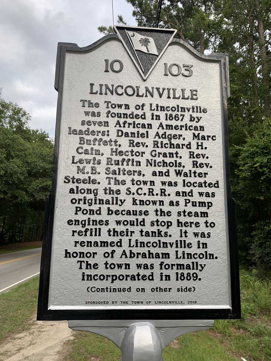 christan_rainey's tweet photo. When promises are made,  elected or not, if it is within my power I will fulfill them. Historical Lincolnville, South Carolina deserves to be celebrated. Join us Saturday for COVID-19 testing, voter registration, and celebration.

#Socialdistance
#Wearamask
#Juneteenth https://t.co/KCIeKhRmH8