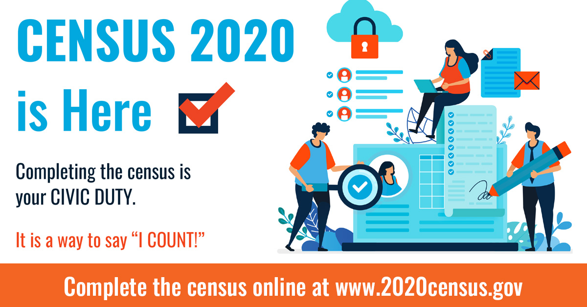 HARMembers's tweet photo. Have you completed your 2020 Census? If not, take a few minutes to fill out the form online. Right now, ensuring we are all counted is CRITICAL for funding, which includes funding that will help our region from the impact of COVID-19. https://t.co/SG5qicaBHD https://t.co/sKb4wJUkca