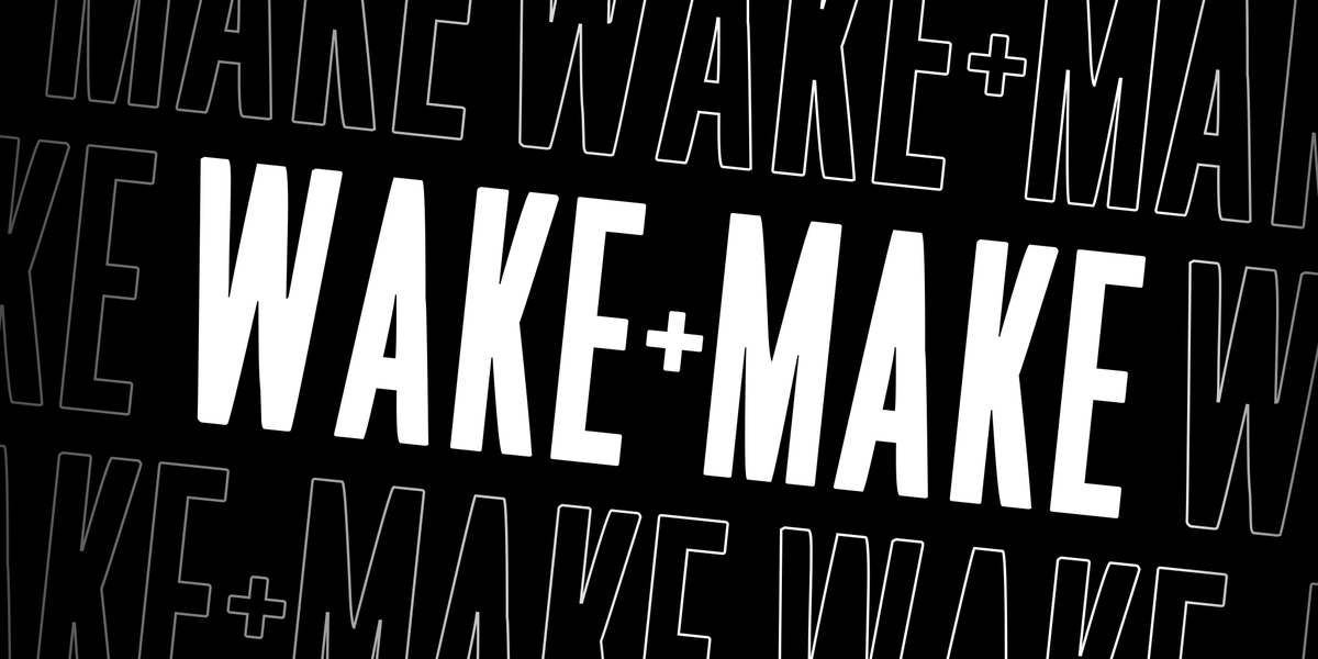 microwisdoms's tweet photo. Spend an hour every morning writing, building, designing, creating.

Wake and make. https://t.co/5460sRN0Lz