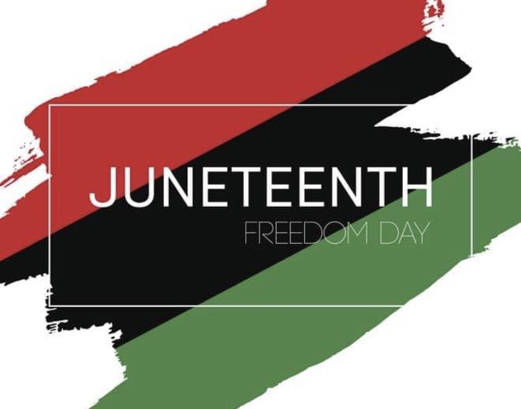 Juneteenth celebrates June 19, 1865, the date  when Major General Gordon Granger and Union troops reached Galveston, TX with news of the Civil War’s end. 
Taking place 2 1/2 years after the Emancipation Proclamation, it represents the end of slavery in the United States.