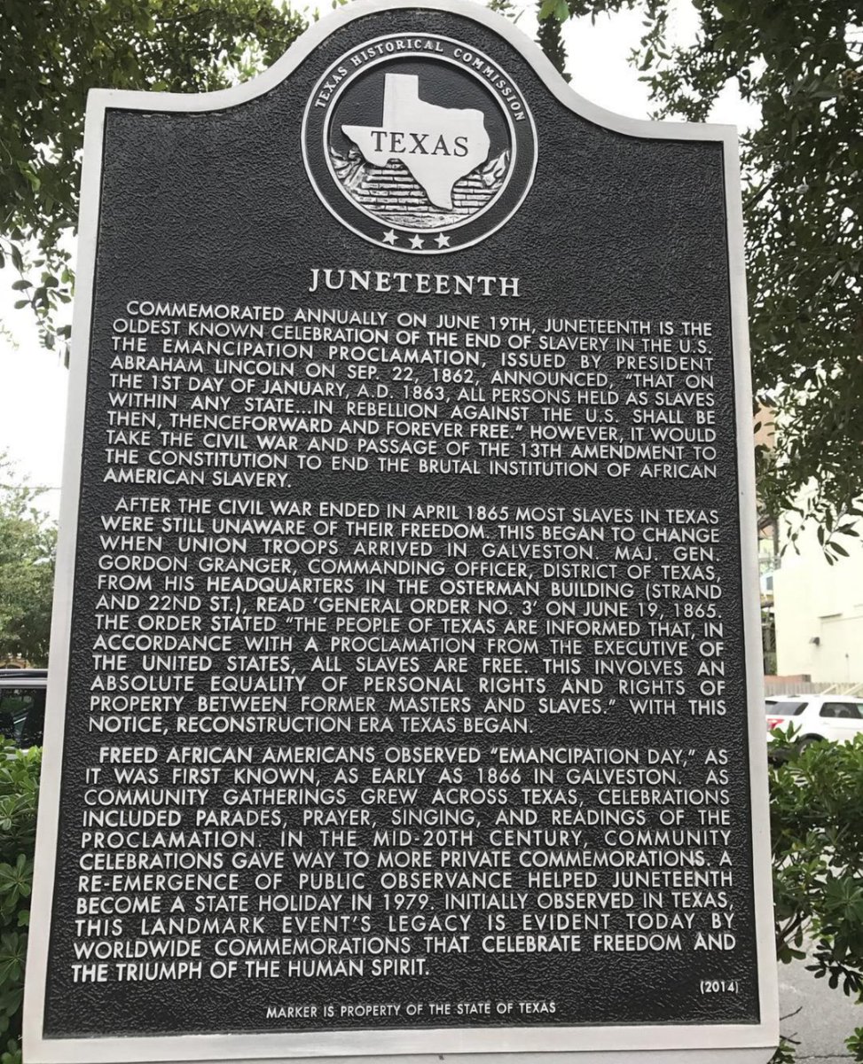 LumberjackFans's tweet photo. A day that deserves to be a National holiday. A day that needs to be taught in schools as part of American History. Today we honor #Juneteenth https://t.co/v3WlJu1Ue8