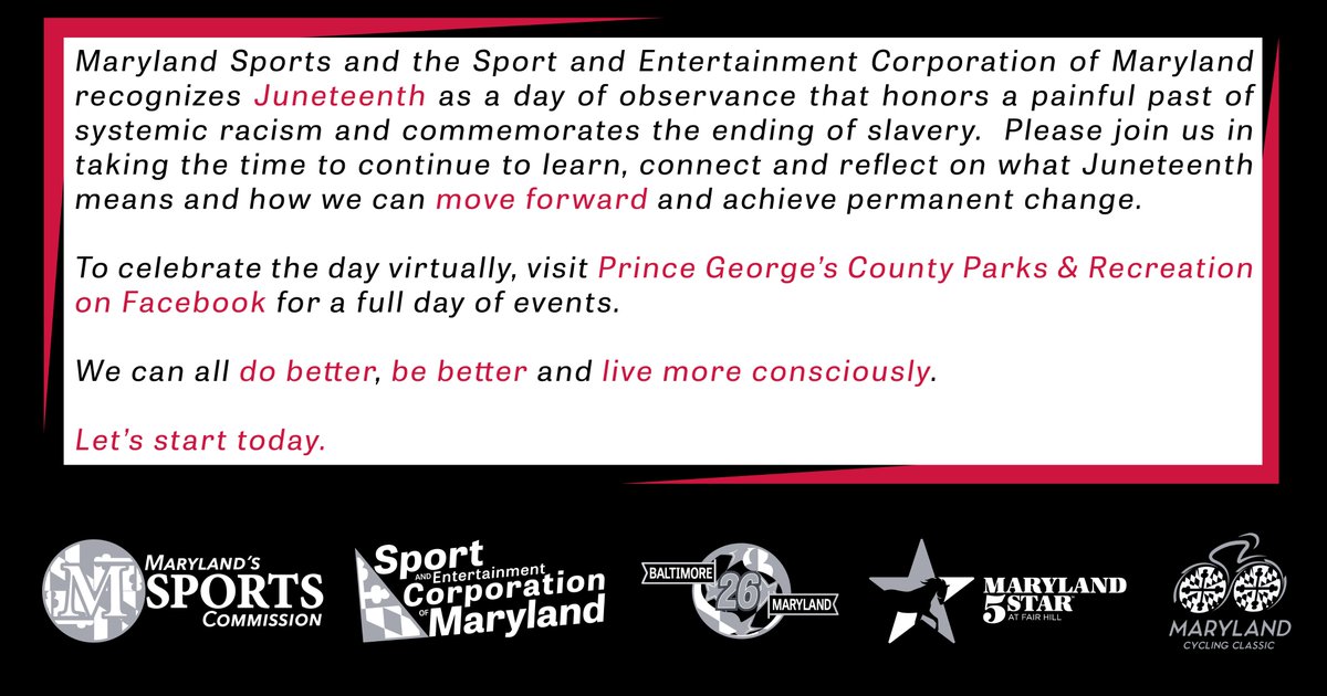 Maryland5Star's tweet photo. #VirtualJuneteenth https://t.co/5rWOhEHPlf https://t.co/qPzVst2Ry1