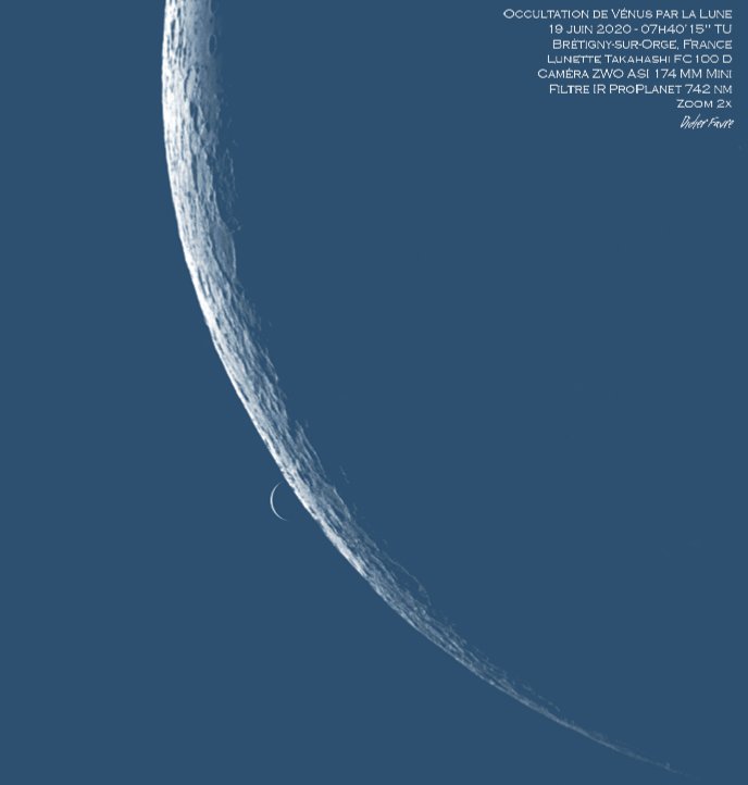 webcamsdemexico's tweet image. RT @Meteovargas:

Magistral captura de la ocultación de Venus por la Luna, por Didier Favre, hoy desde Francia