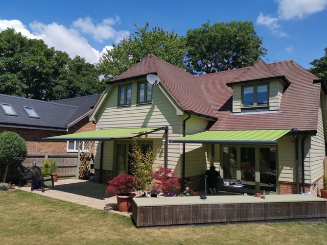 Two awnings that we fit this week for a lovely customer. We still have the offer of a free motion sensor on any awning bought before end of June. #TenterdenAwnings