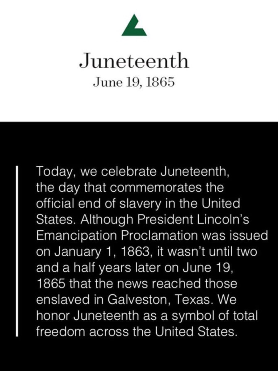 RooseveltTowers's tweet photo. Today we observe Juneteenth the day that commemorates the official end of slavery in the United States. Together we embrace the beauty and richness of diversity in out communities. #HappyJuneteenth #Bozzutolivin #OneBozzuto #RooseveltTowers https://t.co/f2N4xcuwwP