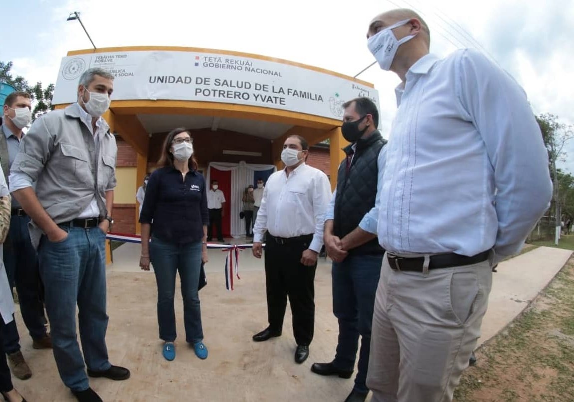 Terminada y entregada la Unidad de Salud de la Familia Potrero Yvate en #SanPedro. Una obra anhelada por los pobladores de esta zona y que hoy es una realidad. 
Agradecemos el gran apoyo del <a href="/el_BID/">Banco Interamericano de Desarrollo</a> para lograr este objetivo.