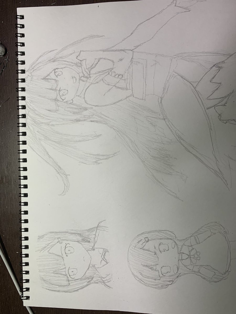 27ミリ目 ツインエンジェルブレイク すみれちゃん 一ミリから絵の上達垢の漫画