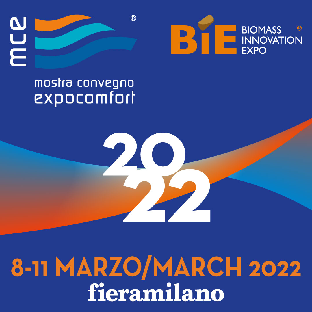 Nuove date per <a href="/mcexpocomfort/">MCE</a> e BIE: le due manifestazioni si svolgeranno a Milano dall’8 all’11 marzo 2022 casaeclima.com/ar_42082__mce-…