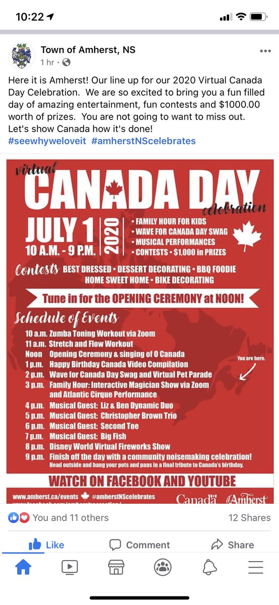 Well done <a href="/TownofAmherstNS/">TownofAmherstNS</a> Looks like it’s going to be fun!