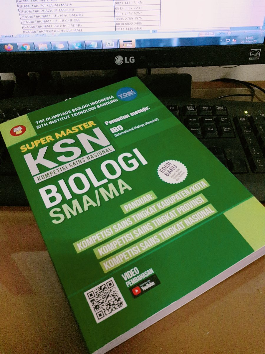 orderbuku's tweet photo. Jual
Buku Super Master KSN Biologi : Kompetisi Sains Nasional
Penulis : Tim Olimpiade Biologi Indonesia
Penerbit : Yrama Widya

Minat : WA 081324709285

#bukulatihansoal #bukupelajaran #yramawidya #bukuolimpiade #olimpiadebiologi https://t.co/sxNc8a8j2G