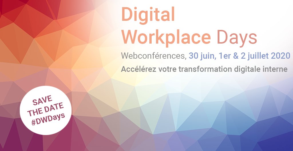BD_eolas's tweet photo. 📢 Eolas participe aux Digital #Workplace Days organisés par @Jalios les 30 juin, 1er et 2 juillet ! Inscrivez-vous vite pour vivre 3 jours de conférences et de networking, un événement 100% #digital ! #DWDays 🖱✅ Découvrez le programme ➡ https://t.co/e0PuujnaLy https://t.co/JY9XHmTKNA