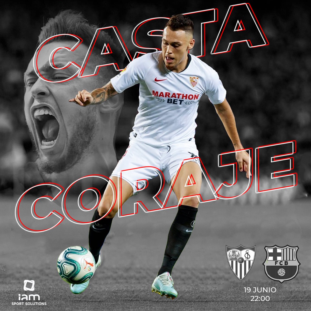 Locampos15's tweet photo. Vamos mi @SevillaFC‼ 💪🏻
🆚 @FCBarcelona_es
⏰ 22.00
🏟 Estadio Ramón Sánchez-Pizjuán
📆 30ª. Jornada @LaLiga
👊🏻⚪🔴 #WeAreSevilla https://t.co/tJn06AnpFa