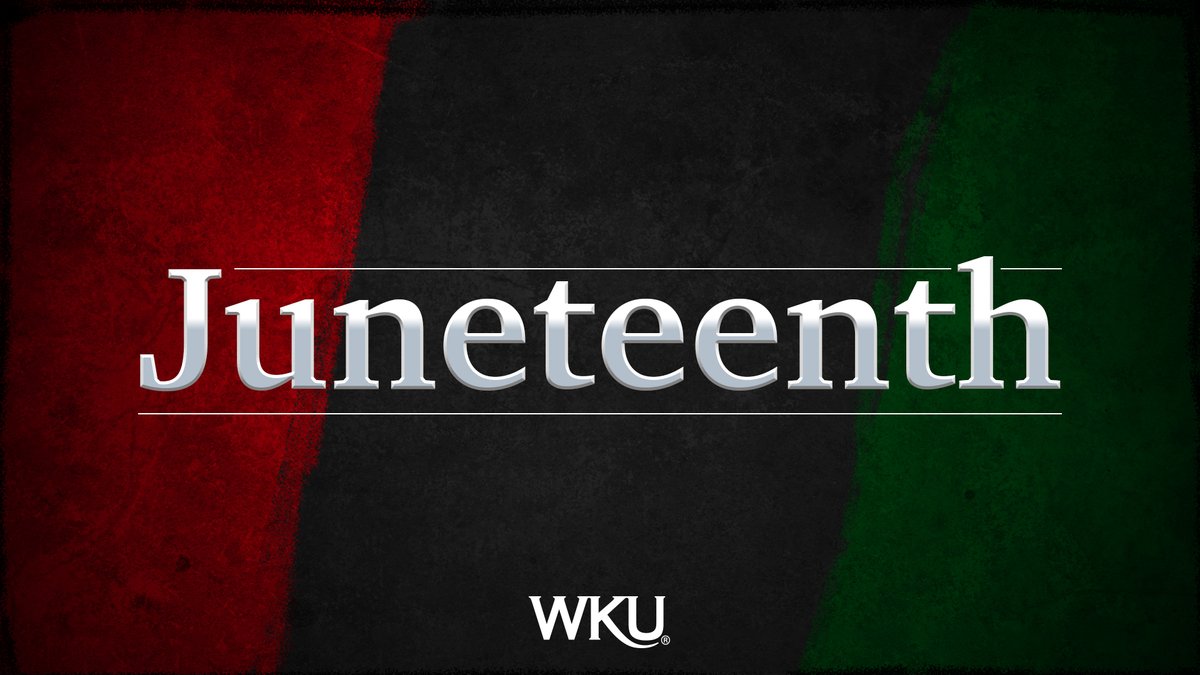 Today, we join our students, faculty, staff, alumni and friends in celebrating Juneteenth. (1/3)
