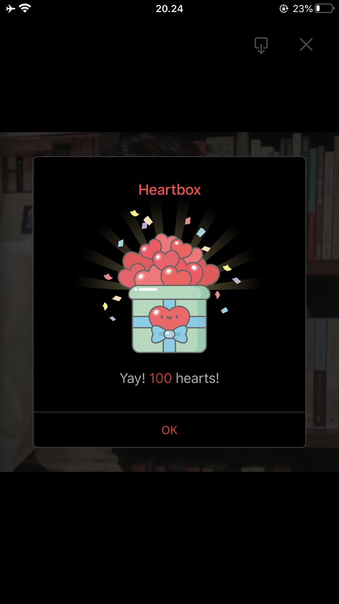 3. Heart box +7/5/20/100/1000  caranya : buka foto2 yang di post ahgase dan klik  (foto ke-3). heartbox cuma bisa didapetin maksimal 10x setiap 4 jam. kalau muncul pop up kayak di foto ke-4, tonton dulu iklannya baru bisa dapetin heartbox bonus lagi