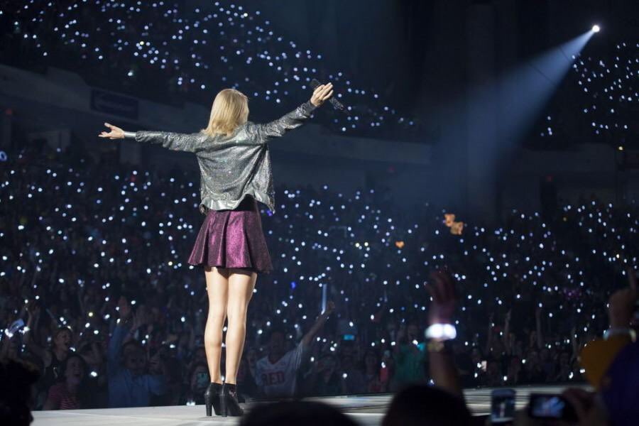 Taylor Swift tours as you scroll the crowd gets bigger: a thread   #14YearsOfTaylorSwift