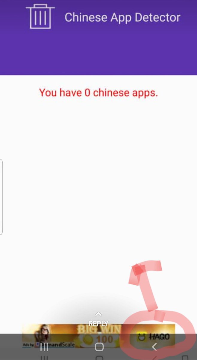 gmbshreyansh's tweet photo. A friend posted screenshot of an app - deleting all Chinese app. Interestingly, same app recommends install another Chinese app(sponsor)
#BoycottChineseProducts 
@arunbothra https://t.co/iDmtgrUUfU