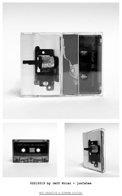 jeffkolar's tweet photo. New Cassette Release: 02212019 by Jeff Kolar + jonCates @jeffkolar @joncates @dsolabel 

https://t.co/SaMs2tR0yr https://t.co/jgYYB0v7Y4