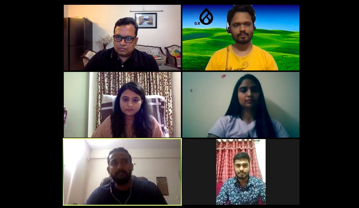 Join in to hear about their #Drupal contribution stories🙌💙
 
<a href="/azeets/">Ajit Shinde</a> @arunkumarsks <a href="/piyushpoddar/">Piyush Poddar</a> @shimpygupta92 <a href="/malavya88/">Malabya</a> <a href="/SurabhiGokte/">Surabhi</a> 

#DIAConclave2020 #Drupal #Drupal9 #DIA