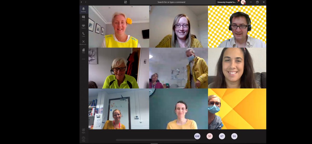 Wessex_adult_CF's tweet photo. The Wessex Adult CF team are wearing yellow to support CF week! Looking good! (mostly...) #CFWeek #CFyelfie #BalancingCF π @cftrust @UHSFT https://t.co/WRpq4gmtZH
