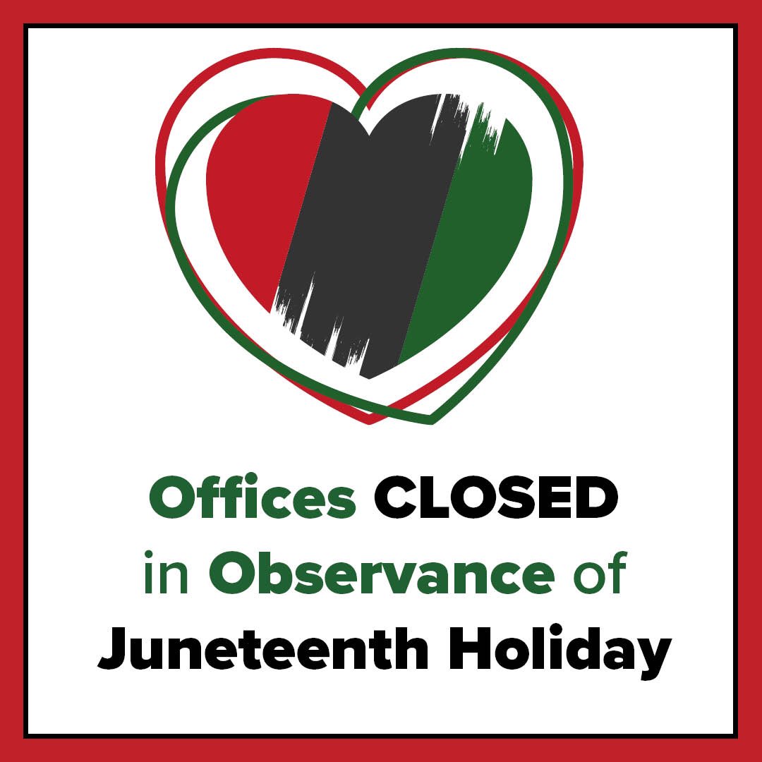 RepSimmons's tweet image. In observance of “Juneteenth National Freedom Day in Pennsylvania,” my offices in Harrisburg and in our district will be closed Friday, June 19.