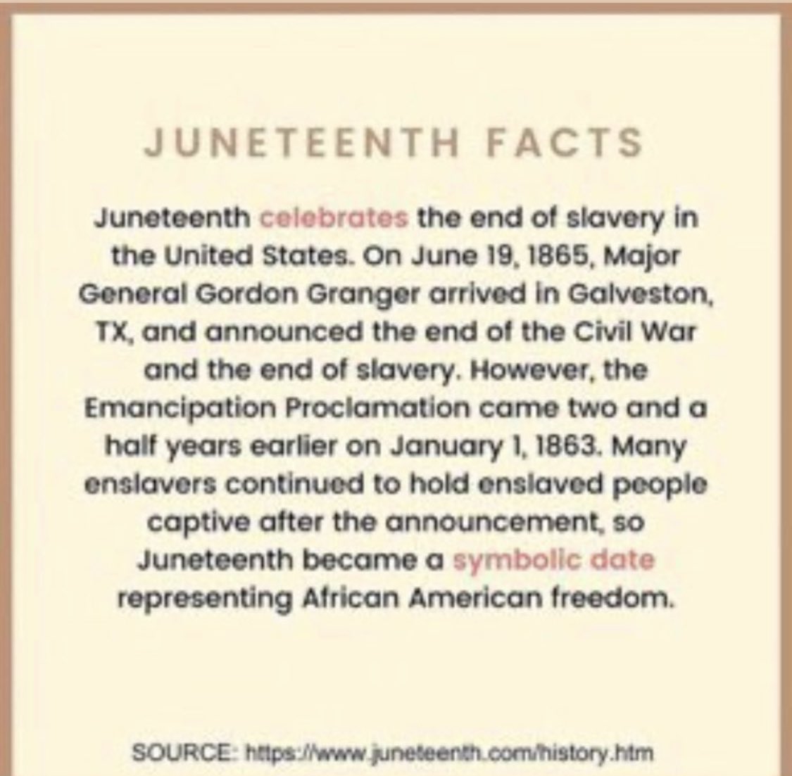 YolettMcCuin's tweet photo. Unfortunately I’m just learning the true significance of Juneteenth. I’ve always heard about it briefly but never seen anyone celebrate it. Grateful to know what it truly means now! Happy Juneteenth! ✊🏽❤️🖤💚 https://t.co/F6nftrhmeG