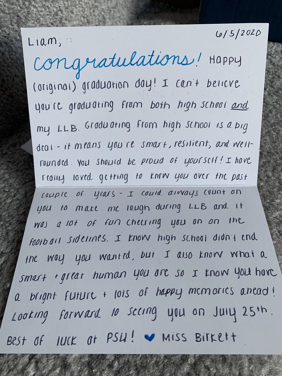 Big thanks to <a href="/MsBirkett/">Kimberly Birkett</a>! Gunna miss LLB