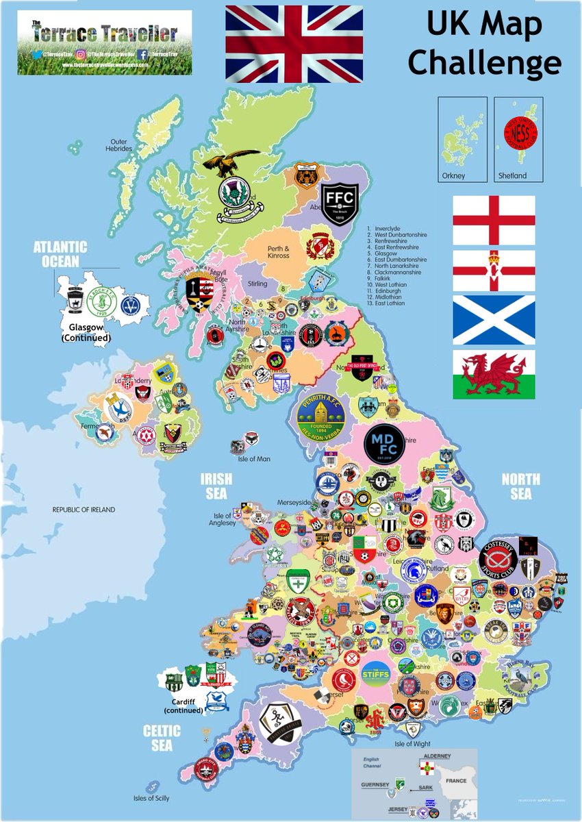 TerraceTrav's tweet photo. Challenge ongoing! Slowly working my way through the map and just 21 more teams (minimum) needed to complete it! 

11 in 🇮🇪
9 in 🏴󠁧󠁢󠁳󠁣󠁴󠁿
1 in 🏴󠁧󠁢󠁥󠁮󠁧󠁿

Final push- be great to have this completed by Sunday night! https://t.co/01aPCw2zLH